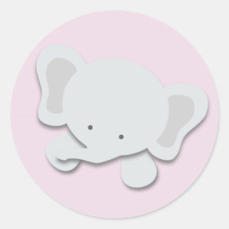 Kleine Olifant {Roze} | STICKERS