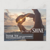 Kleine Onderneming Dank u Briefkaart (Voorkant)