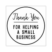 Kleine Onderneming Dank u Rubberstempel (Afrduk)