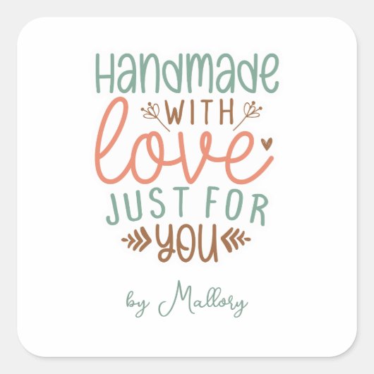 Kleine Onderneming Dank u Stickers (Voorkant)