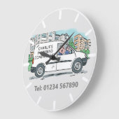 Kleine Onderneming met Naam op Bedrijf Van Grote Klok (Hoek)