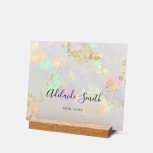 Kleine opaal achtergrond acryl bord