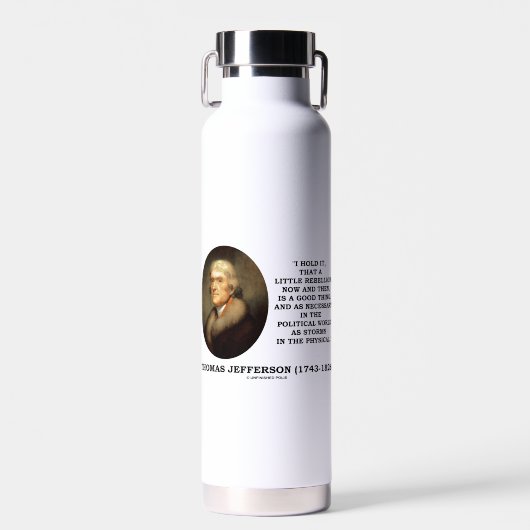 Kleine opstand nu, dan een goede jefferson waterfles (Voorkant)