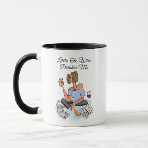 Kleine Oude Wijn Drinker Mij Mok