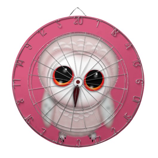 Kleine ovale illustratie dartbord (Voorkant)