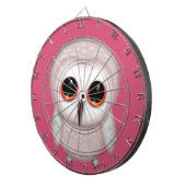 Kleine ovale illustratie dartbord (Voorkant Rechts)