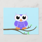 Kleine Paarse boomkor - Blank Briefkaart (Voorkant)