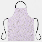 Kleine Paarse boomstammen Schort (Voorkant)