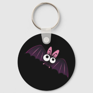 KLEINE PAARSE EN PINK BIG-EYED BAT SLEUTELHANGER