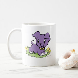 Kleine Paarse Puppymok Koffiemok