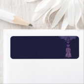 Kleine Paarse Tassel Apothecary Label (Insitu)
