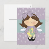Kleine paasengel D3 :: paasengel Briefkaarten (Voorkant / Achterkant)