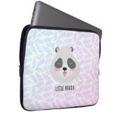 Kleine panda laptop sleeve (Voorkant Rechts)