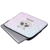 Kleine panda laptop sleeve (Voorkant onderkant)