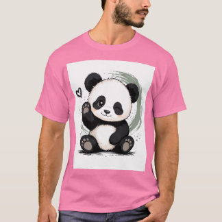 Kleine Panda Stemming T-shirt
