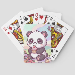 Kleine Pandapicknick Pokerkaarten