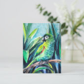 Kleine papegaai briefkaart (Staand voorkant)