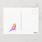 Kleine papegaai briefkaart (Achterkant)