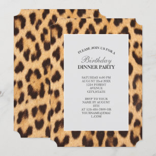 kleine papieren krant safari verjaardagsfeest kaart