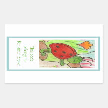 Kleine party bug bookplate