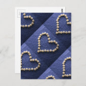 Kleine pasta's Hartvorm Briefkaart (Voorkant / Achterkant)