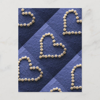 Kleine pasta's Hartvorm Briefkaart