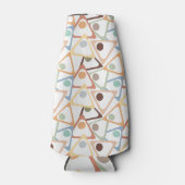 Kleine pasteldriehoeken flesjeskoeler (Voorkant)