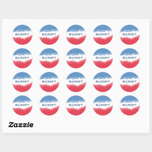 Kleine Patriotische Verzets Politiek Ronde Sticker