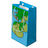 Kleine Pear Gift Bag Klein Cadeauzakje (Achterkant Gekanteld)