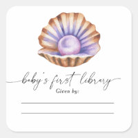 kleine Pearl baby shower - Baby's eerste bibliothe