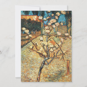 Kleine perenboom in bloei door Vincent van Gogh Kaart