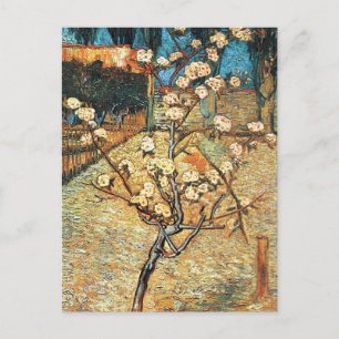 Kleine perenboom in Bloom door Vincent van Gogh Briefkaart