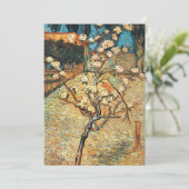 Kleine perenboom in Bloom door Vincent van Gogh Kaart (Staand voorkant)