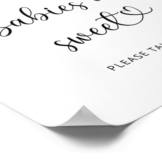 kleine perziken - baby ' s zijn zoete posters (Hoek)