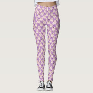 Kleine Piggy Leggings U Kies Achtergrondkleur