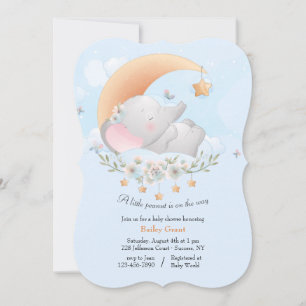 Kleine pinda-Baby shower Kaart