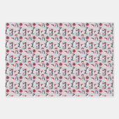 Kleine pinguïns in Santa Hats Inpakpapier Vel (Voorkant 2)