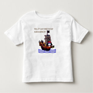 Kleine piratenverjaardag kinder shirts