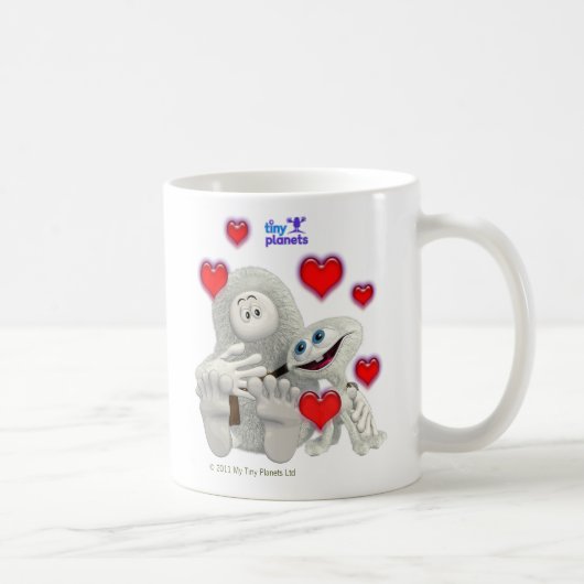Kleine planeten Alles wat je nodig hebt is liefde Koffiemok (Rechts)