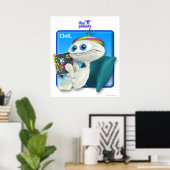 Kleine Planeten Bong - Chill. Poster (Thuiskantoor)