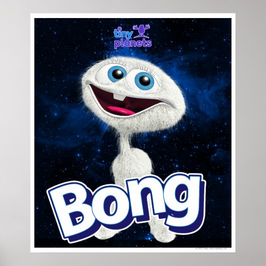 Kleine planeten bong - ver weg! poster (Voorkant)