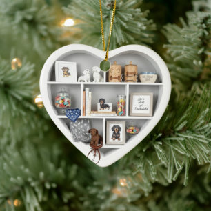 Kleine Planken Daschund Hondenliefhebber editie 2 Keramisch Ornament