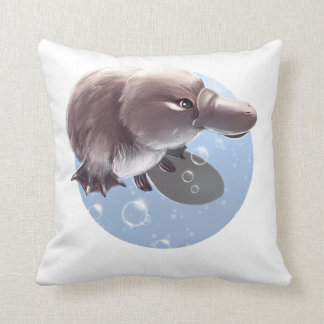 Kleine platypusillustratie in Cute Little - Pillow Kussen