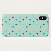 Kleine polka harten op zeebrasem groen Case-Mate iPhone case (Achterkant (horizontaal))