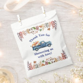 Kleine pompoen Baby shower gunsttassen Bedankzakje (Geknipt)