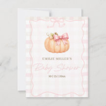Kleine Pompoen Baby Shower Herfst Roze Pompoen Str