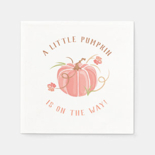 Kleine Pompoen Baby Shower Servet
