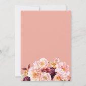 kleine pompoen baby shower uitnodiging (Achterkant)