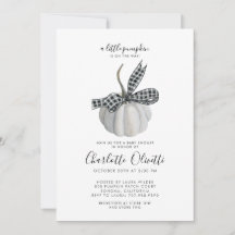 Kleine Pompoen Coquette Strik Herfst Baby Shower