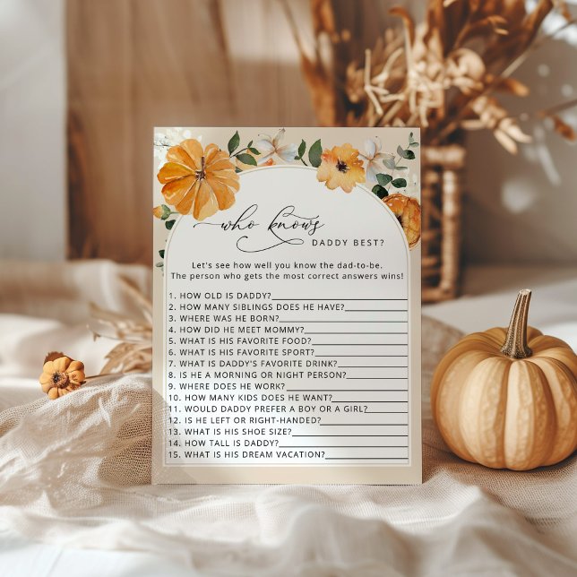 Kleine pompoen die papa het beste spel kent (Creator heeft geüpload)